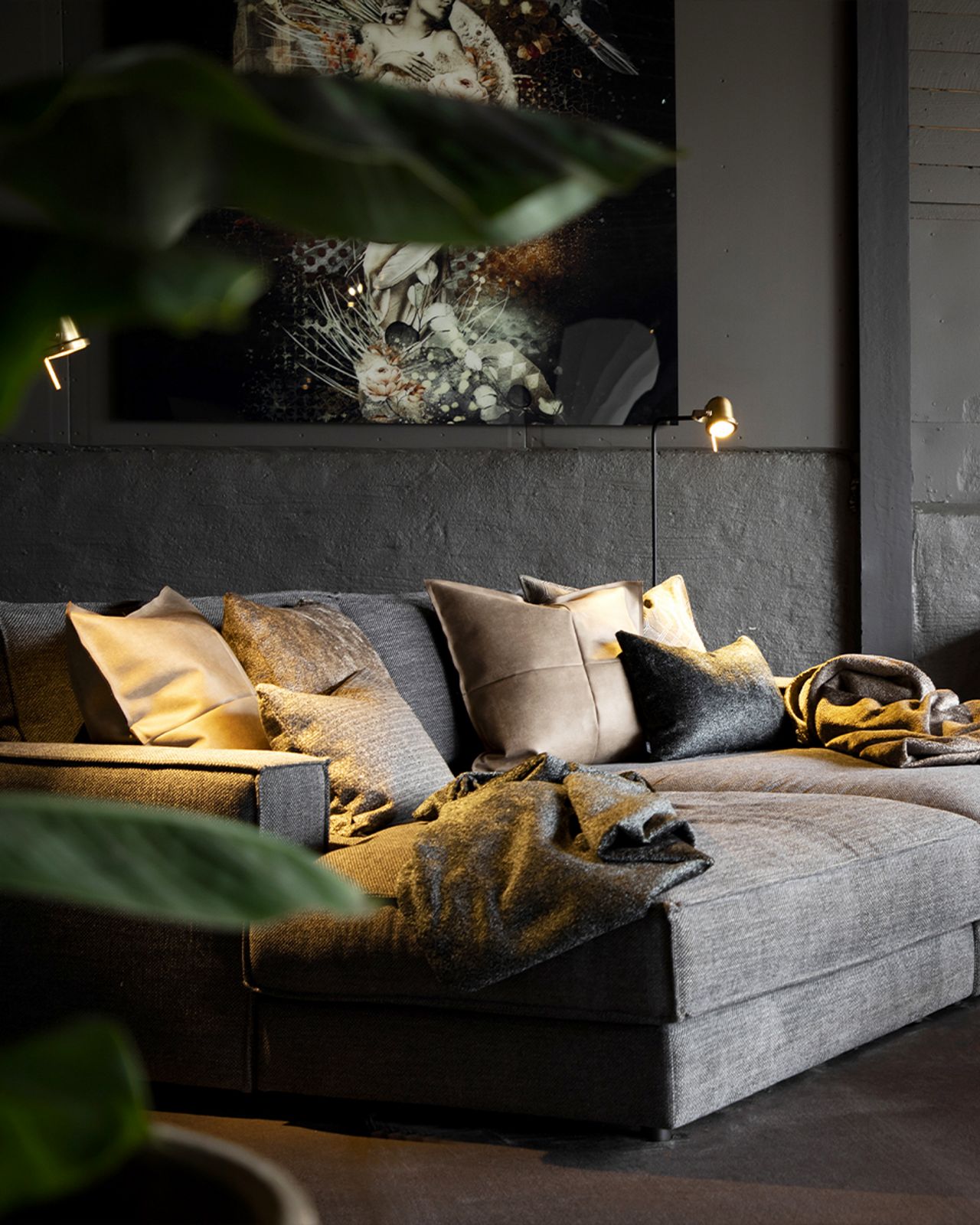 Montana schäslong quiet anthracite vänster