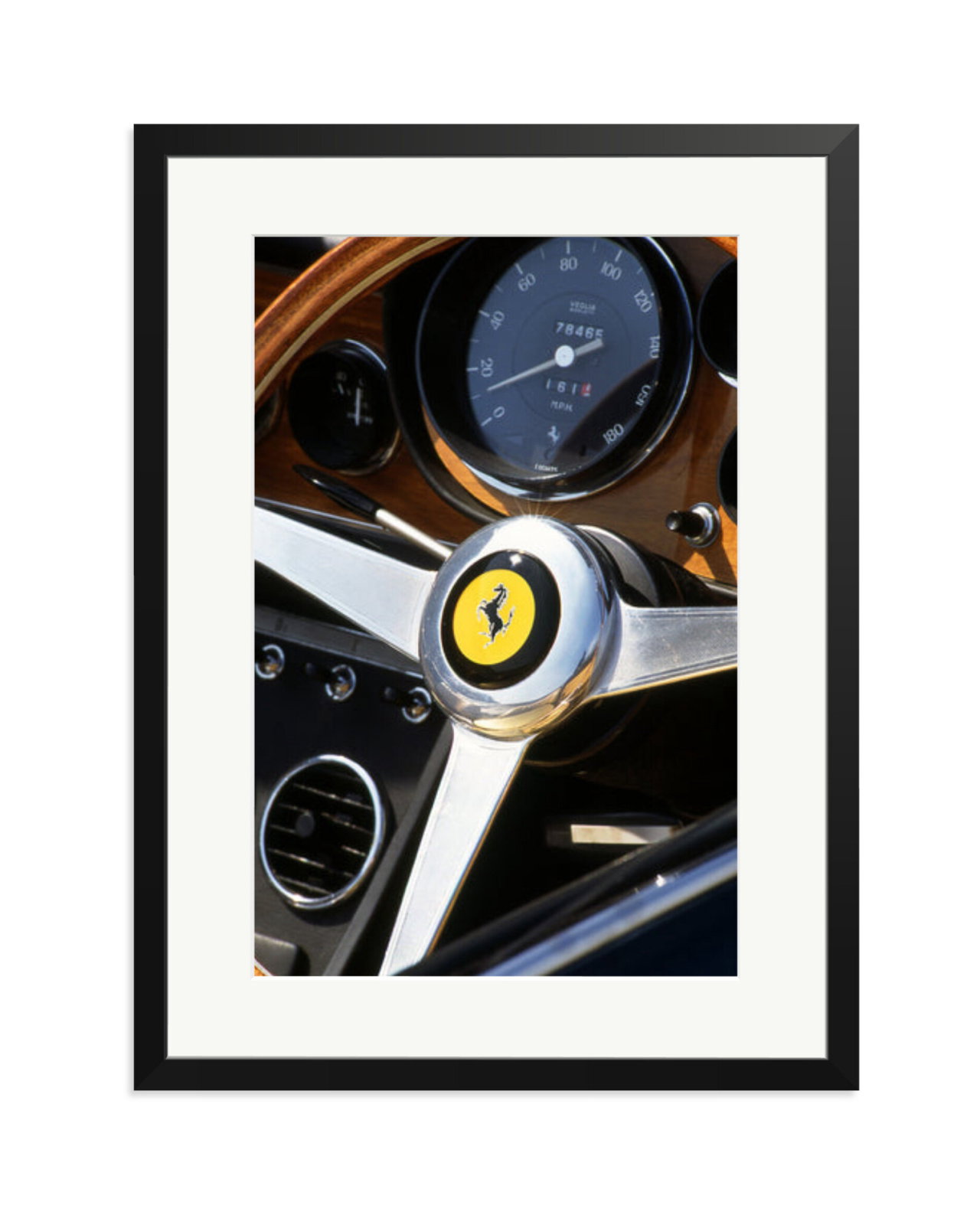 Ferrari Dashboard Black / XL
