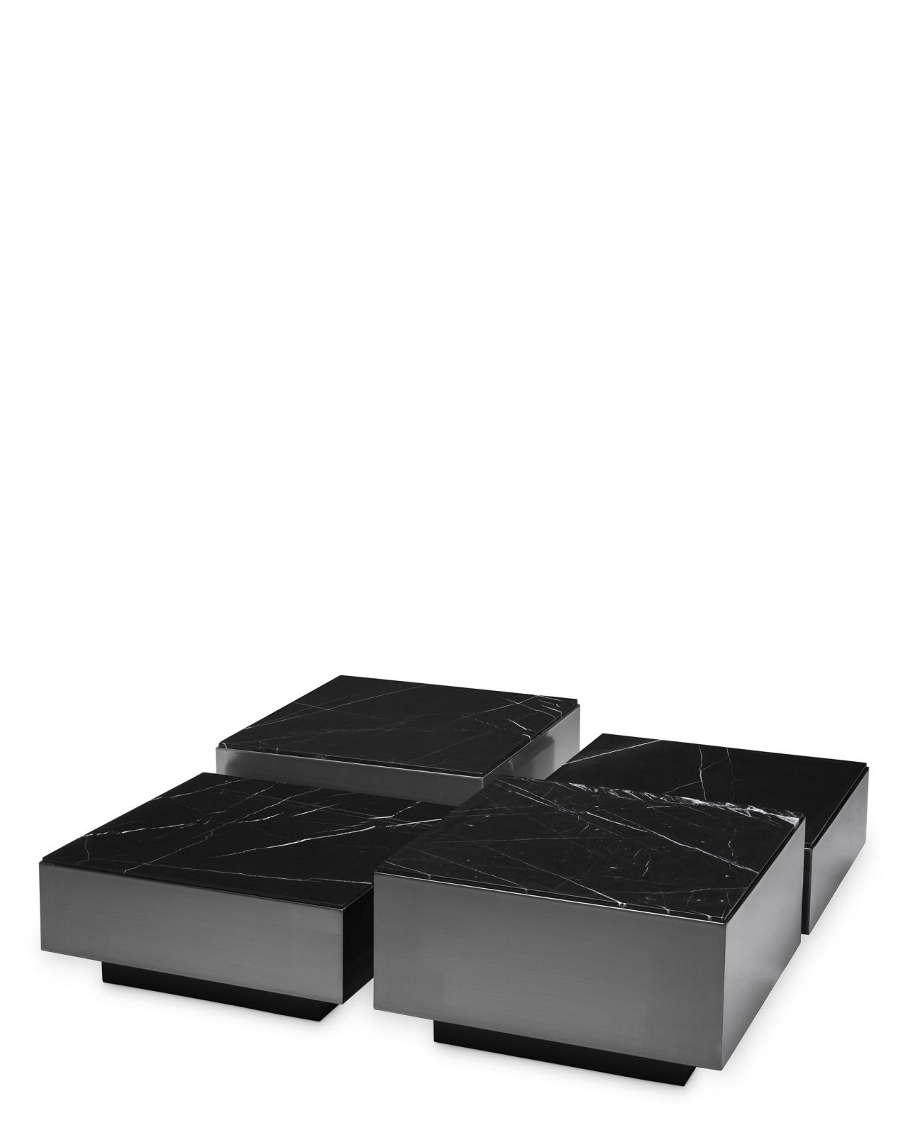 Esposito Coffee Table Black Set of 4