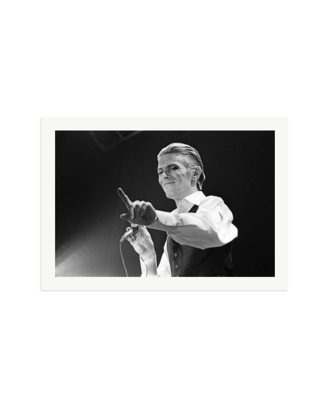 David Bowie Isolar Tour Print Only / XXL