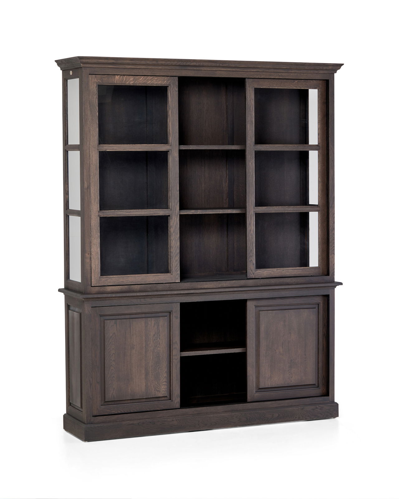 Assonet vitrinskåp mountain wenge