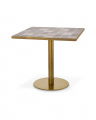 Colton Dining Table Antique Brass