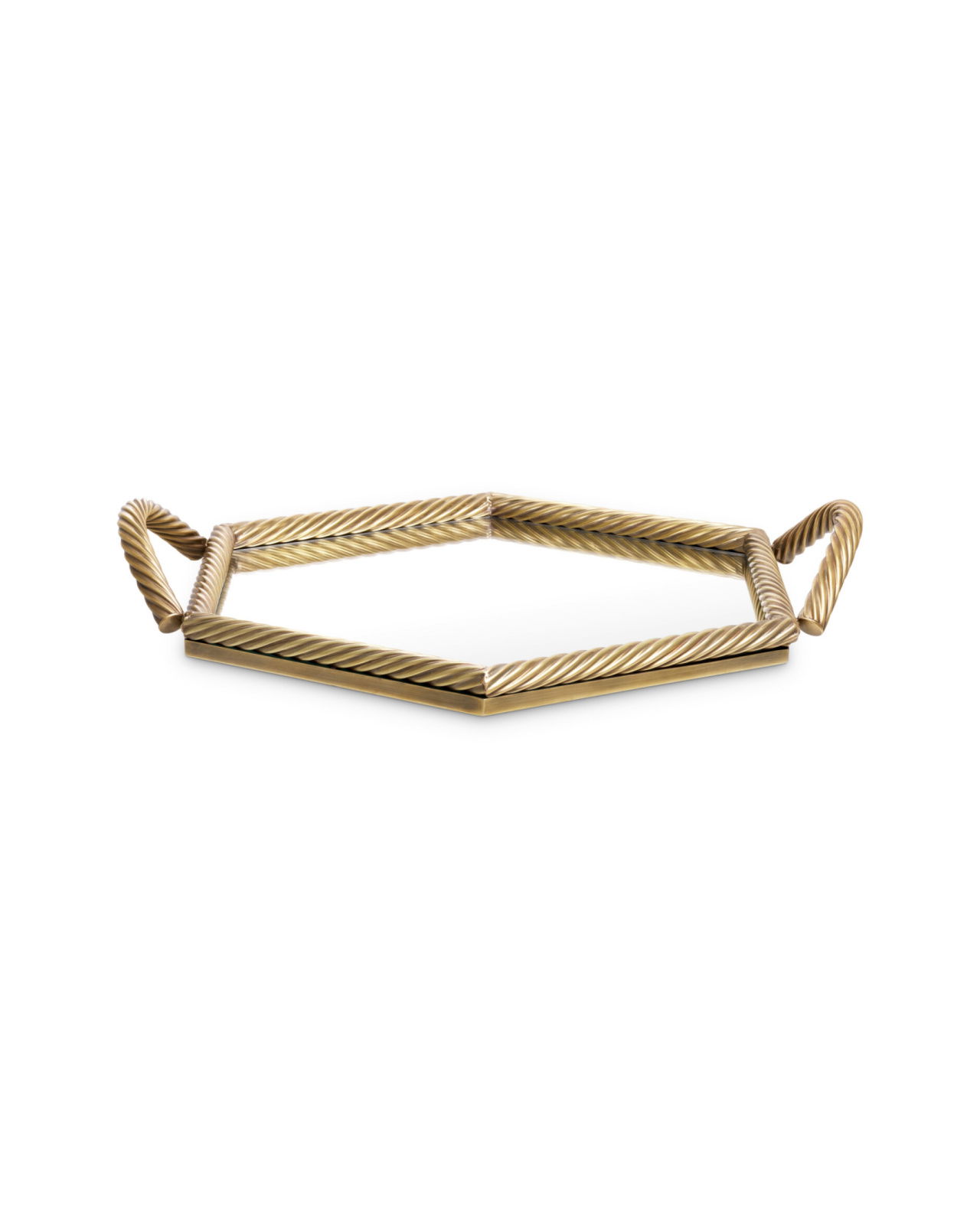 Salvi Tray Vintage Brass