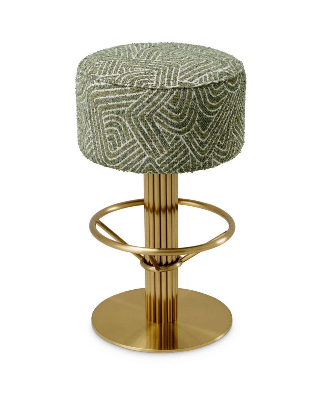 Carleton bar stool Camari Green
