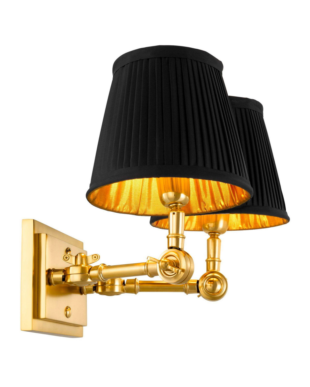 Wentworth Double Wall Lamp Brass OUTLET