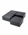 Puro Couchtisch 4er-Set Anthrazit