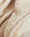 Savoie Herringbone Throw Sand