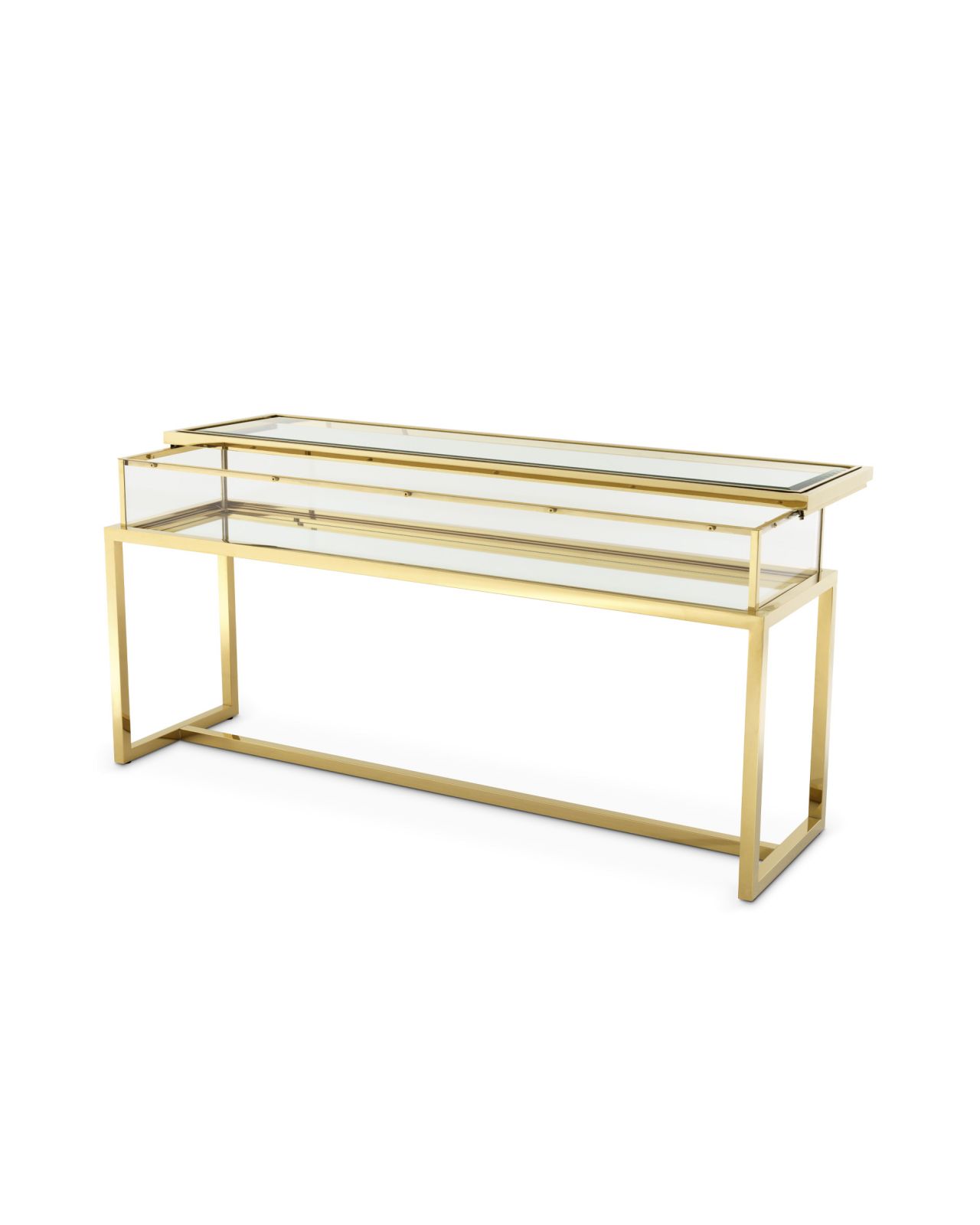 Konsolbord Harvey Sliding Top Gold OUTLET