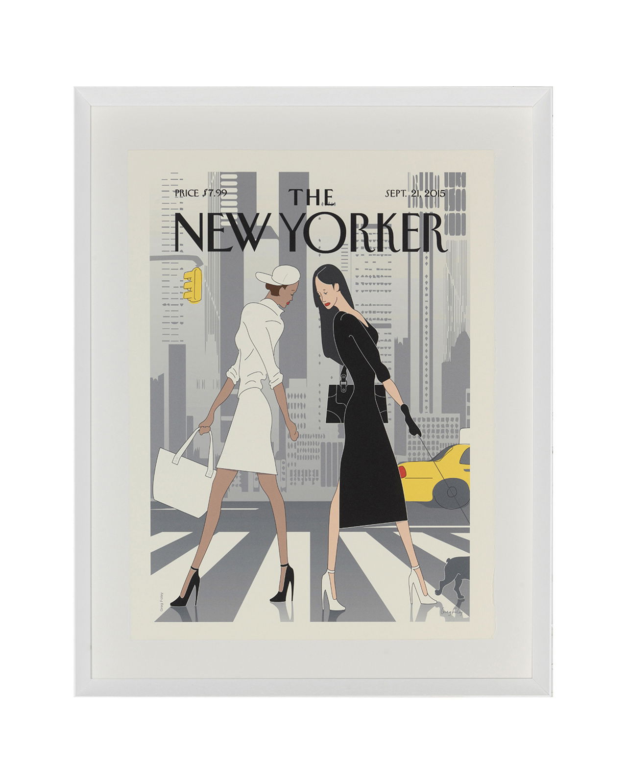 The New Yorker Foley Black White