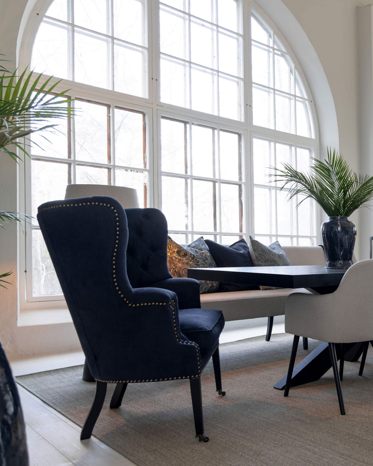 Churchtown Sessel Simply deep blue