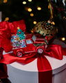 Bruce auto kerstboomdecoratie rood