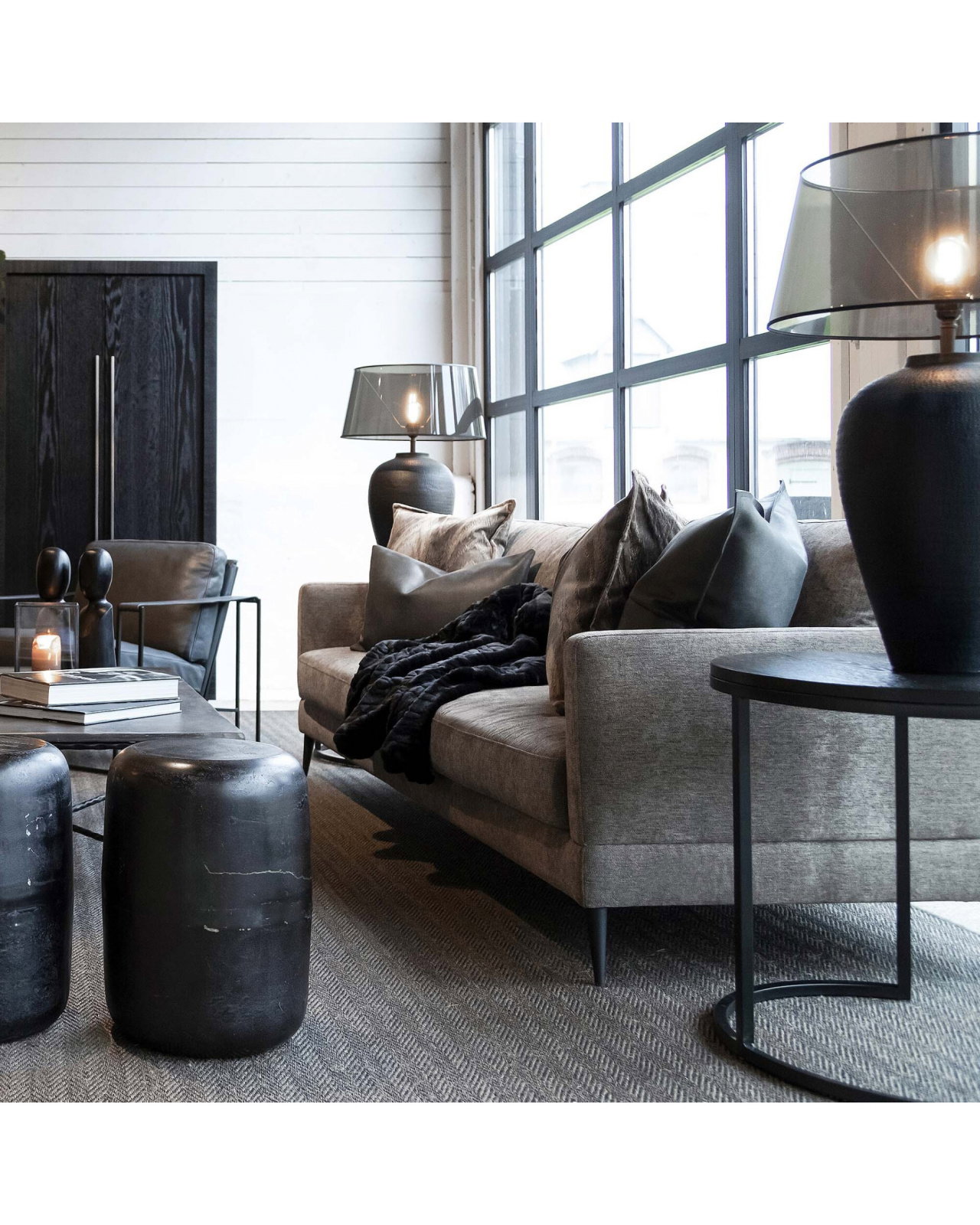 Andorra soffa 2-sits true brown