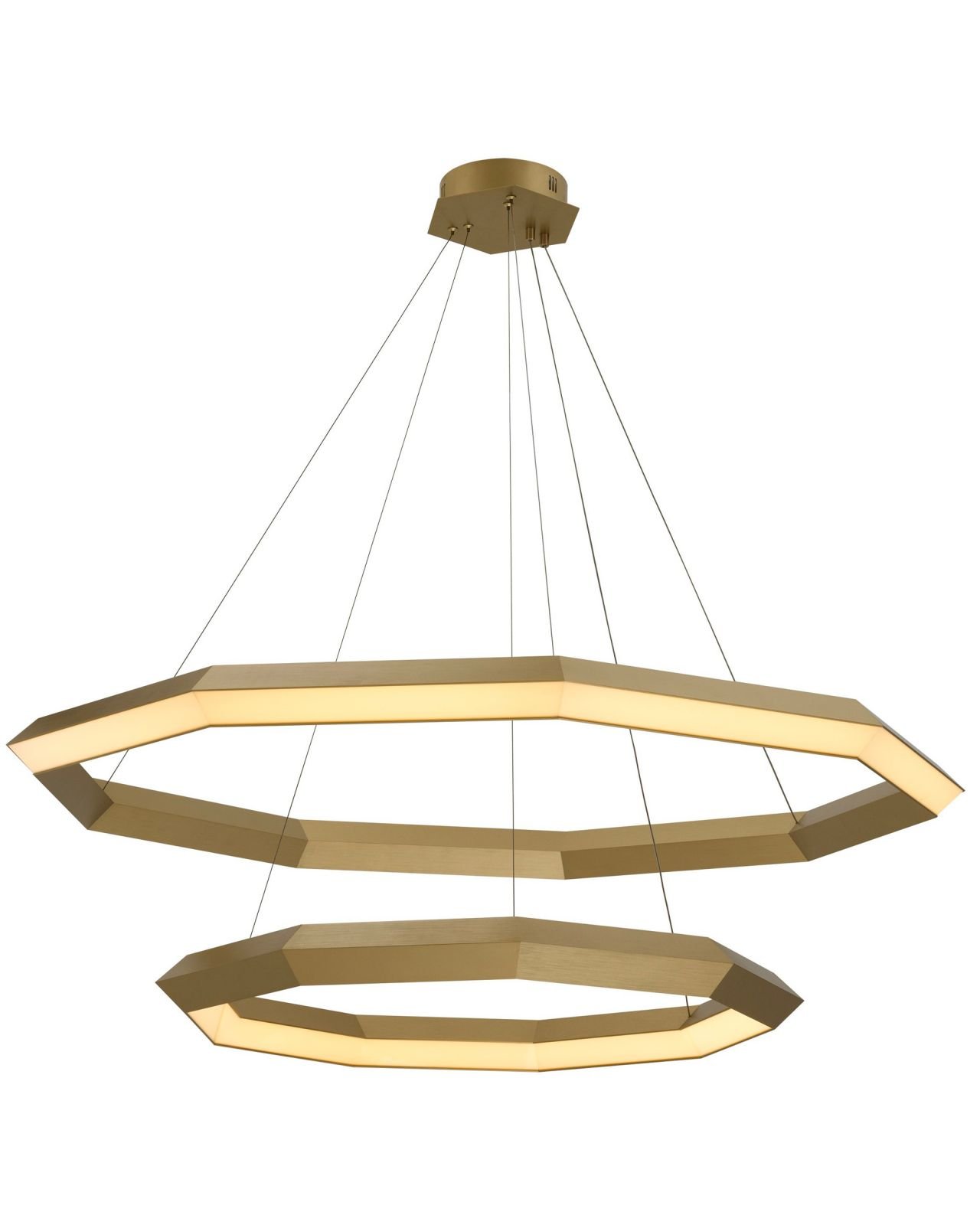 Helvetia chandelier brass