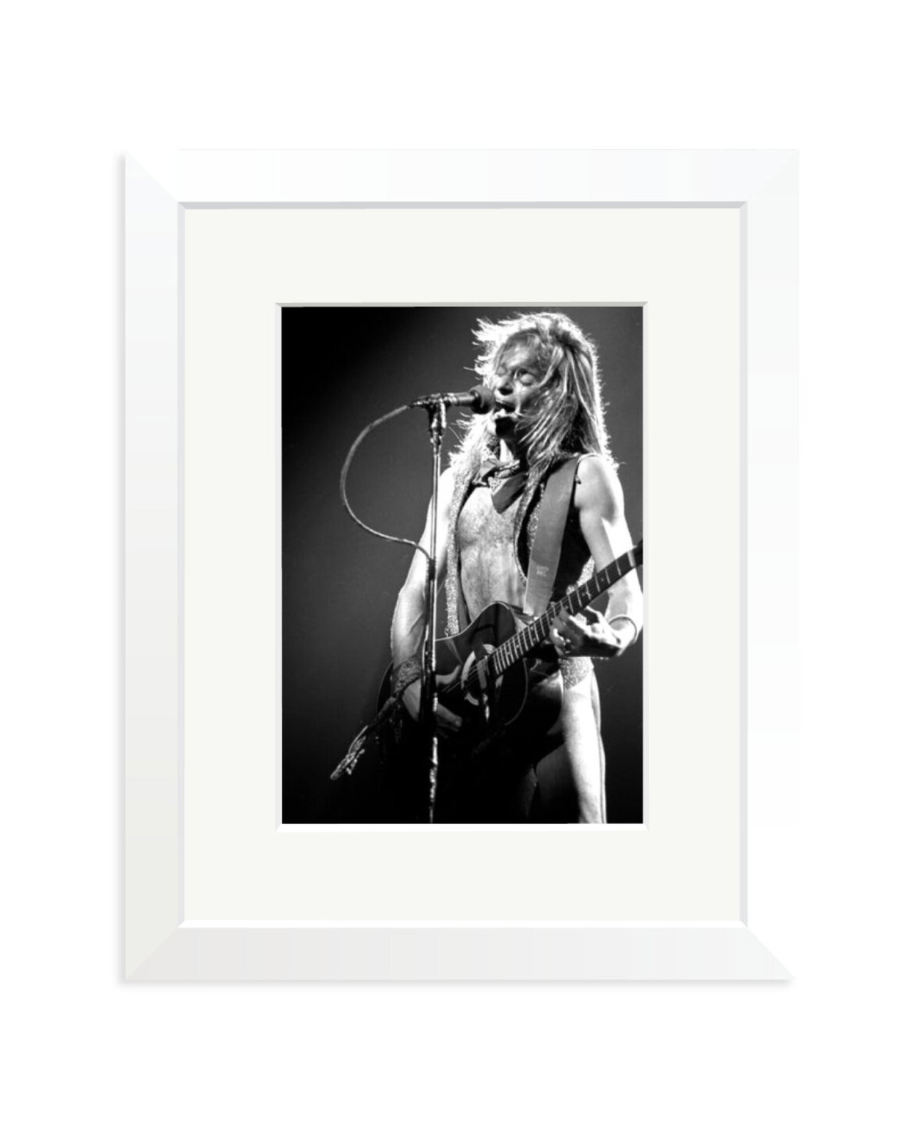 David Lee Roth of Van Halen 1981 White / Small