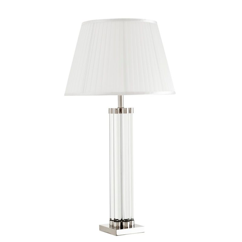 Bordlampe Longchamp Crystal