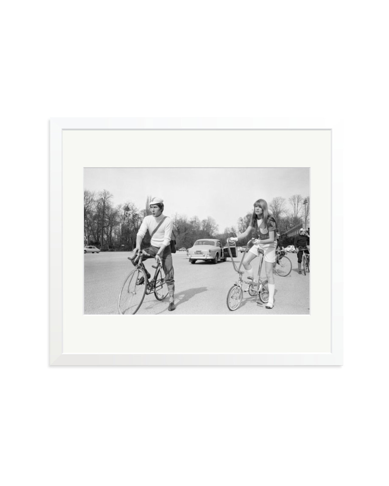 Jacques Dutronc and Françoise Hardy White / Large