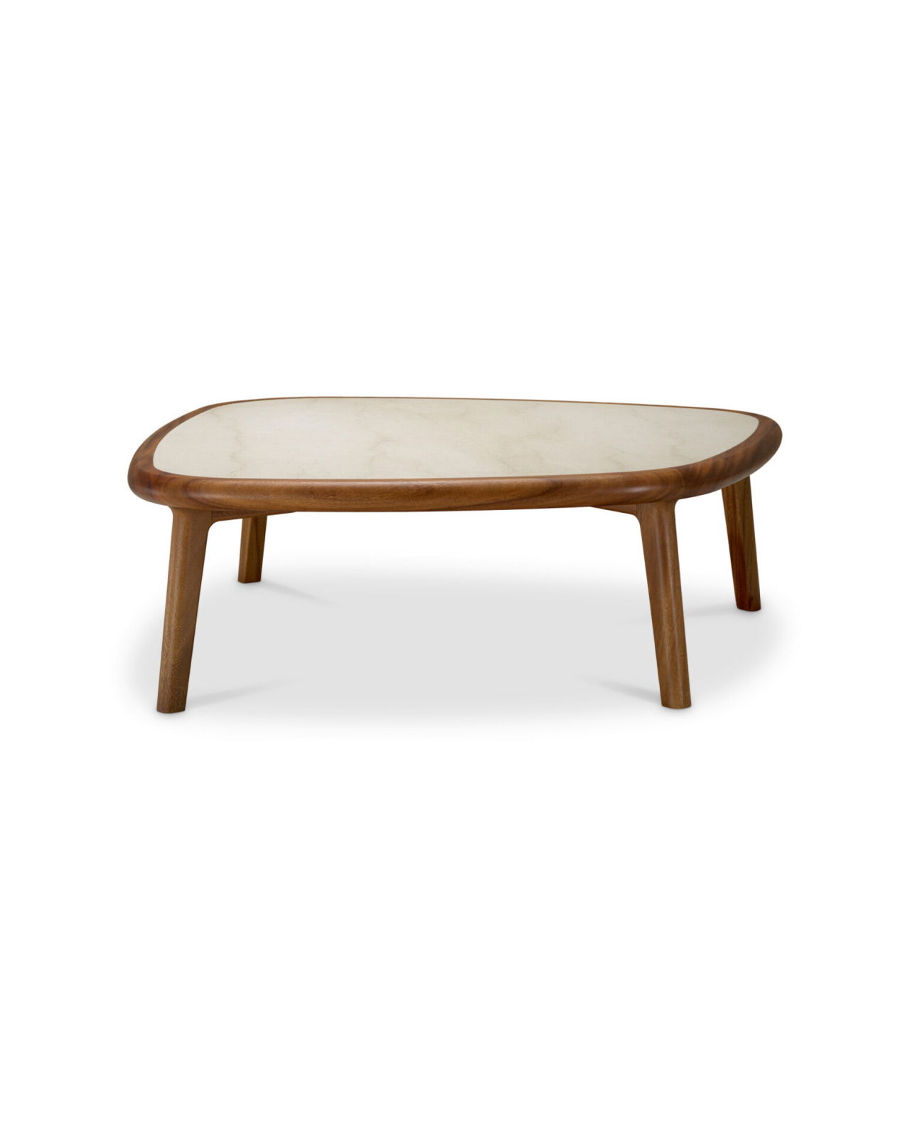 Wilma Coffee Table Mahogany Marble