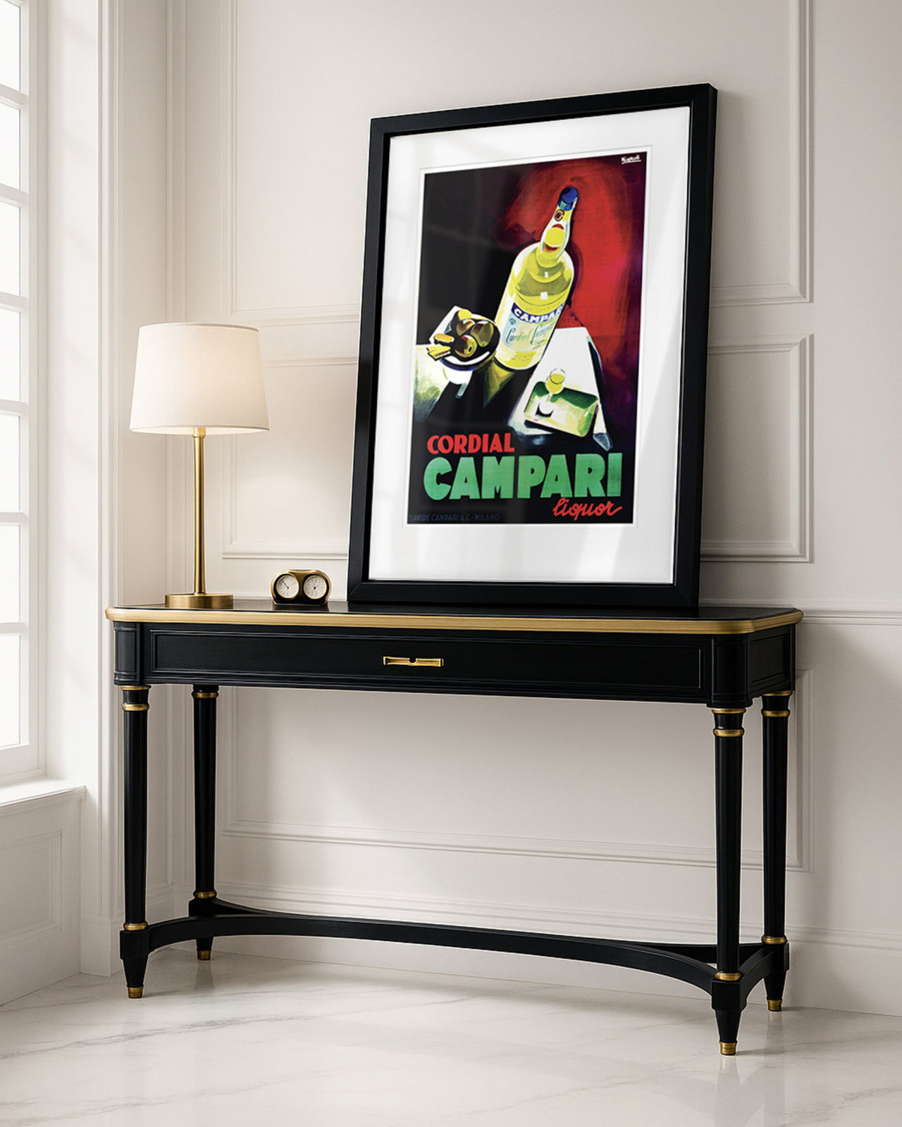 Cordial Campari liquor