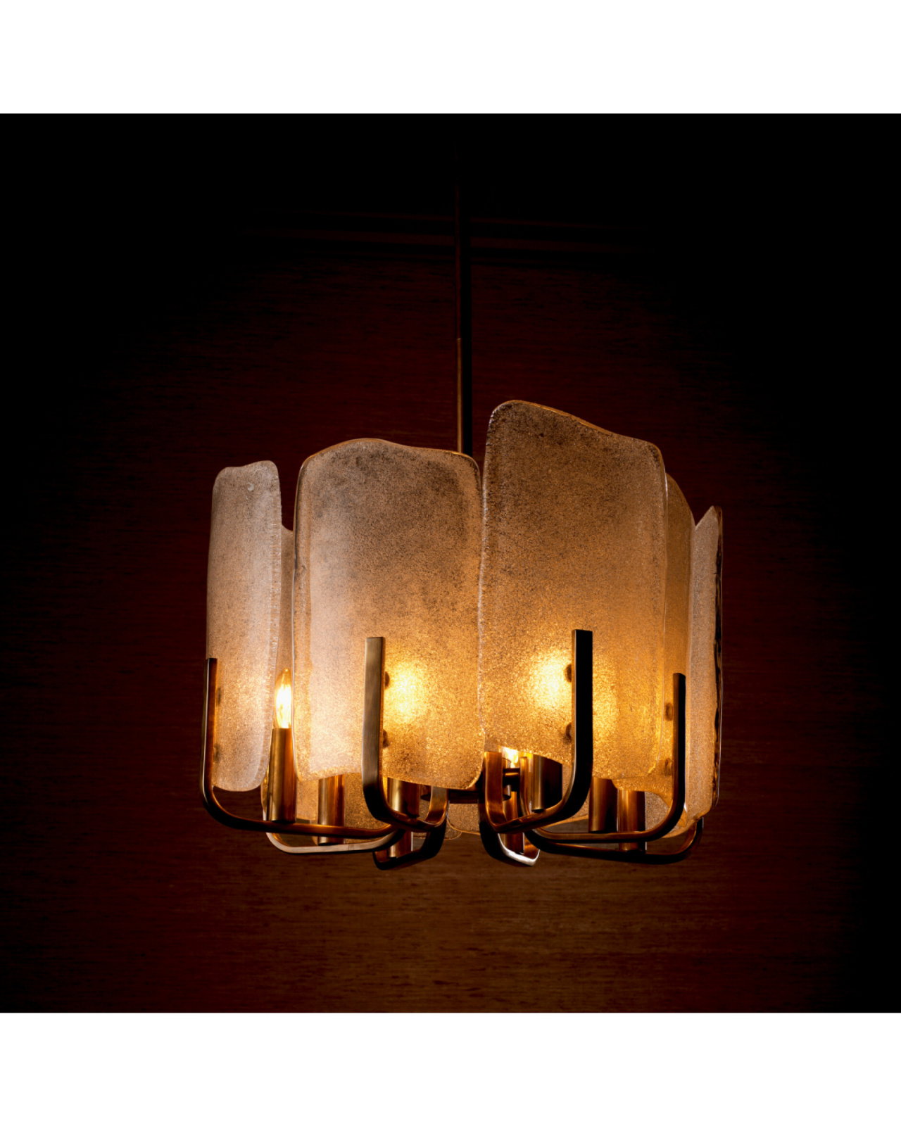 Serrano takkrona vintage mässing