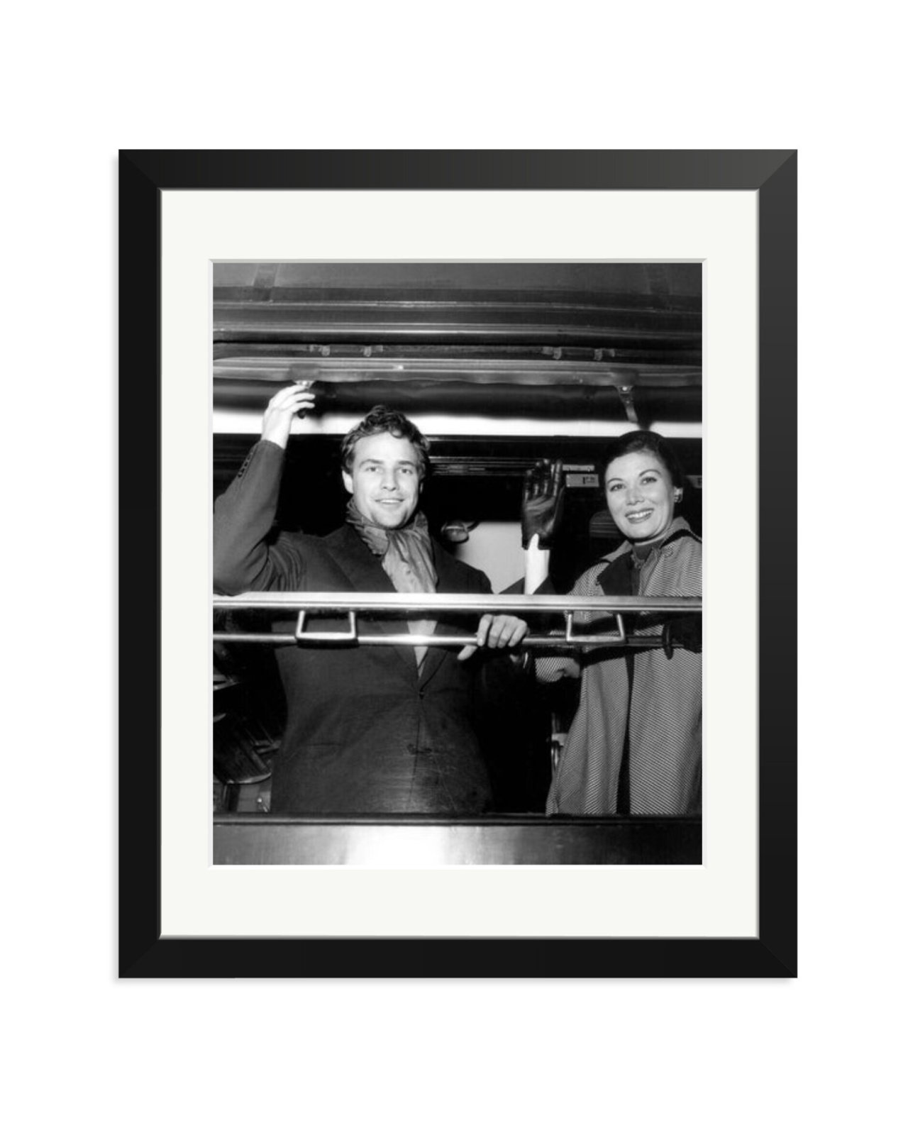 Marlon Brando and Rakia Ibrahim Black / Medium