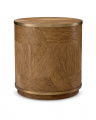 Velutto Side Table Oak Veneer Brass