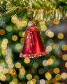 Elie Bells Christmas Tree Decoration Red 2-pack