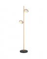 Aprillia Floor Lamp Antique Brass Finish