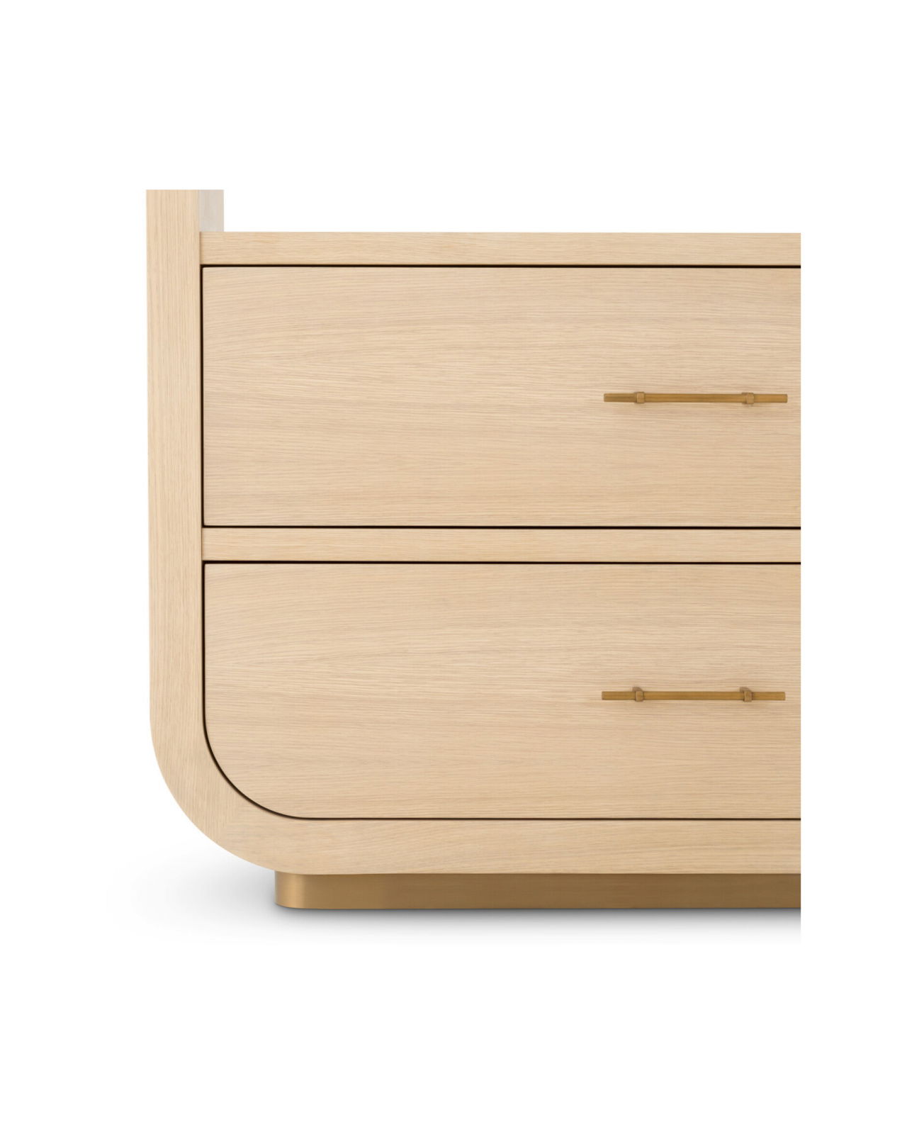 Quinton-Bücherregal, natürliches Eichenfurnier