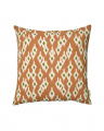 Ikat Diamond putetrekk terracotta