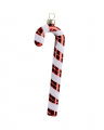 Poppy Candy Cane Ornament