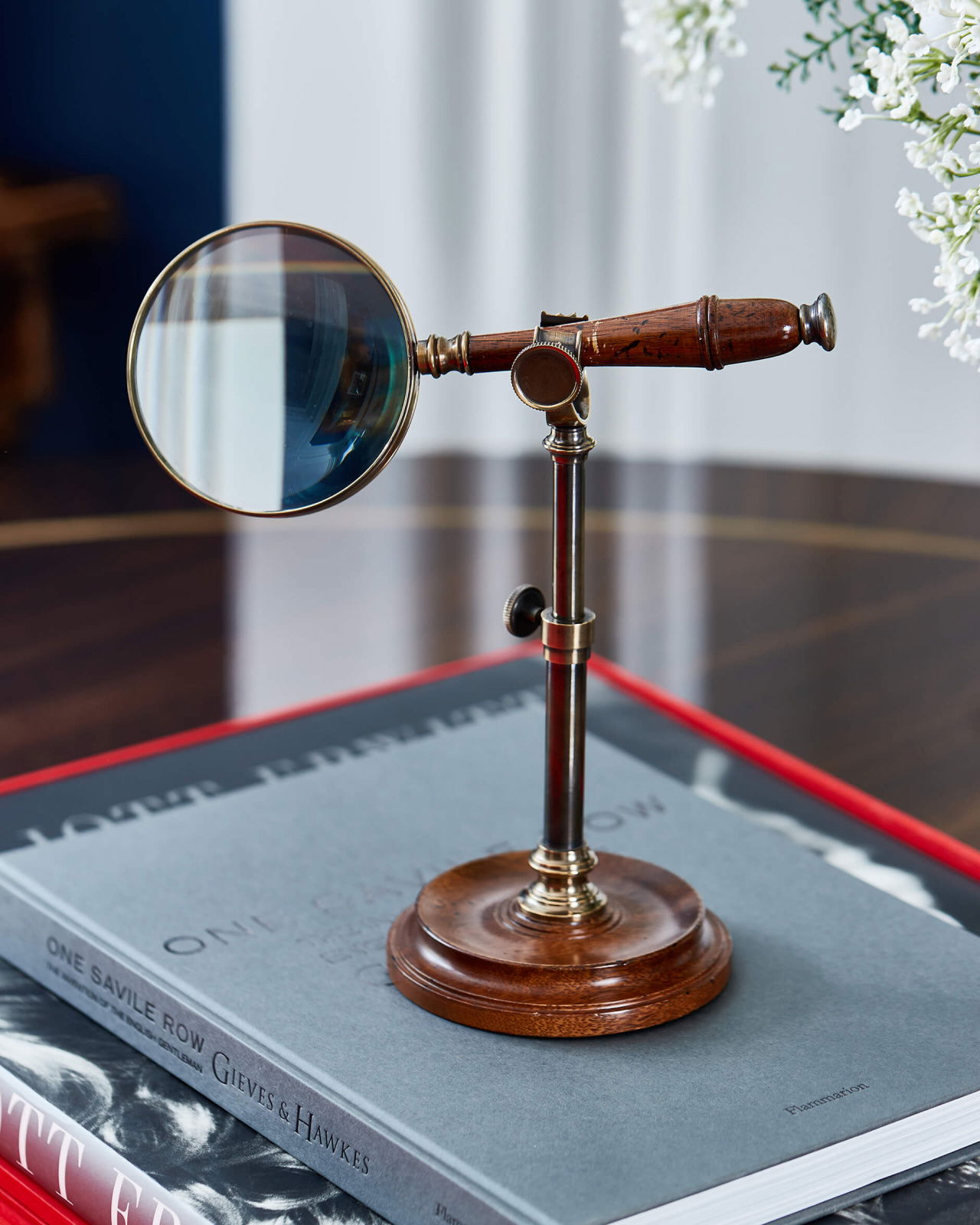 Magnifying Glass With Stand, Bronzed