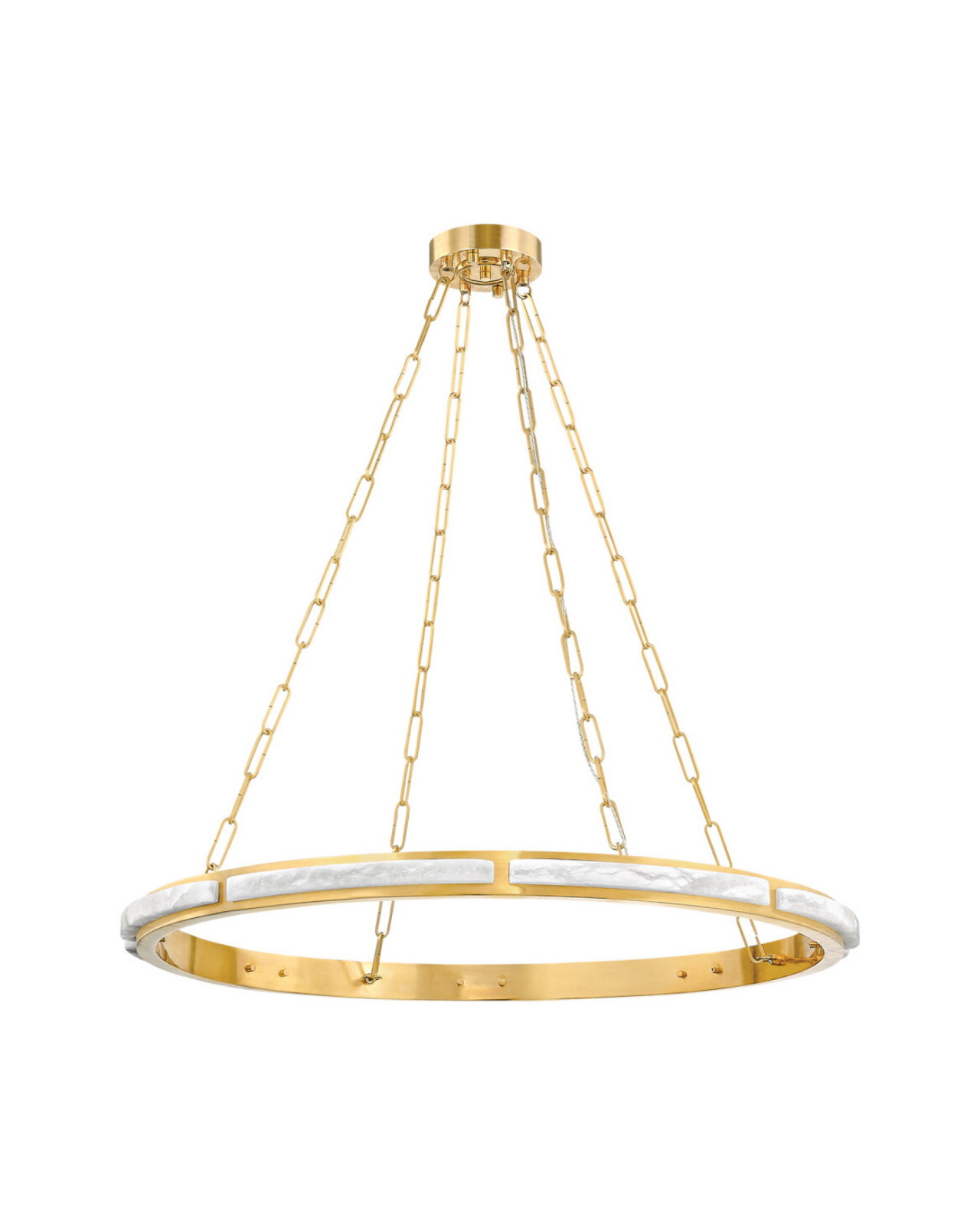 Wingate Chandelier Aged Brass