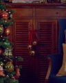 Jingle Bells Dekoration rot/gold