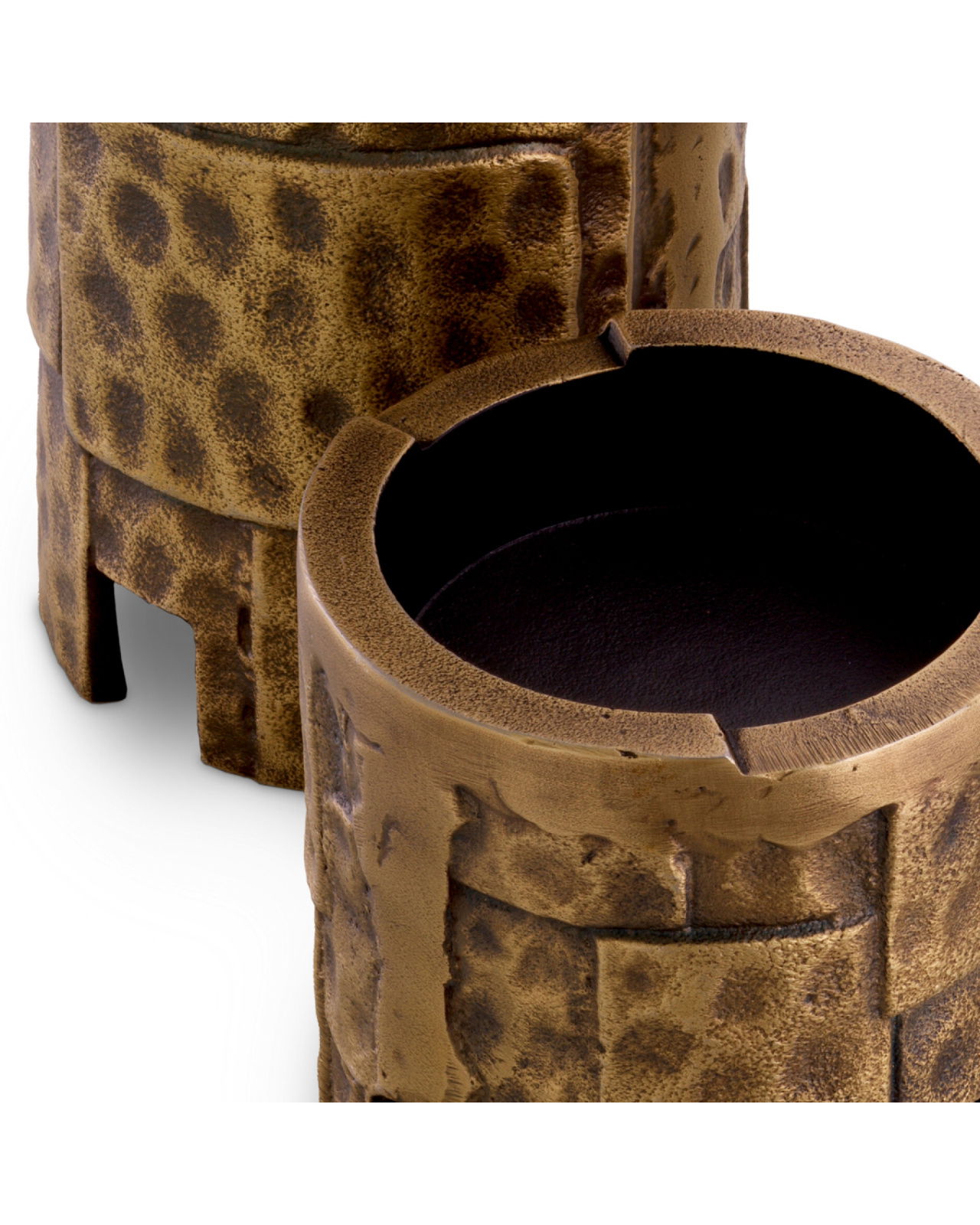 Laurentios ljuslyktor antik mässing 3-set