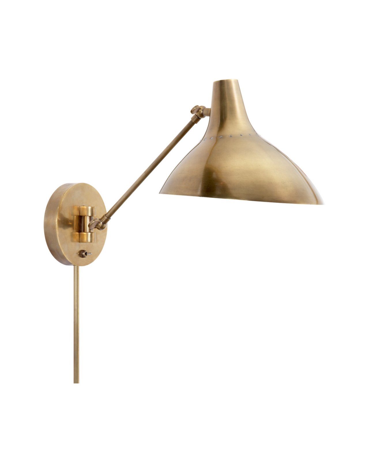 Charlton Wall Light Antique Brass