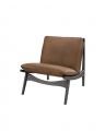 Alyson armchair leather light brown