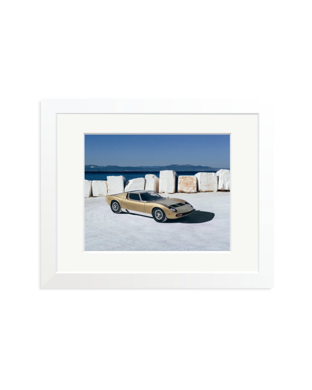 Lamborghini Miura in Greece White / Small