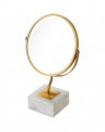 Jovanni tabletop mirror in antique brass
