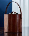 Kensington ice bucket leather