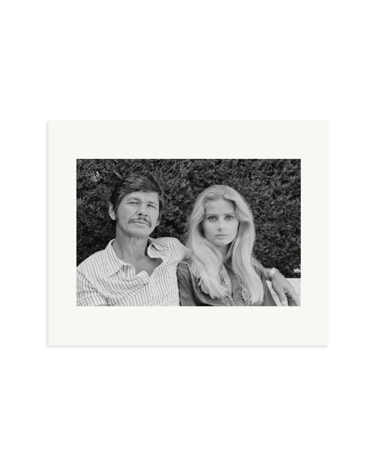 Charles Bronson and Jill Ireland Print Only / Medium