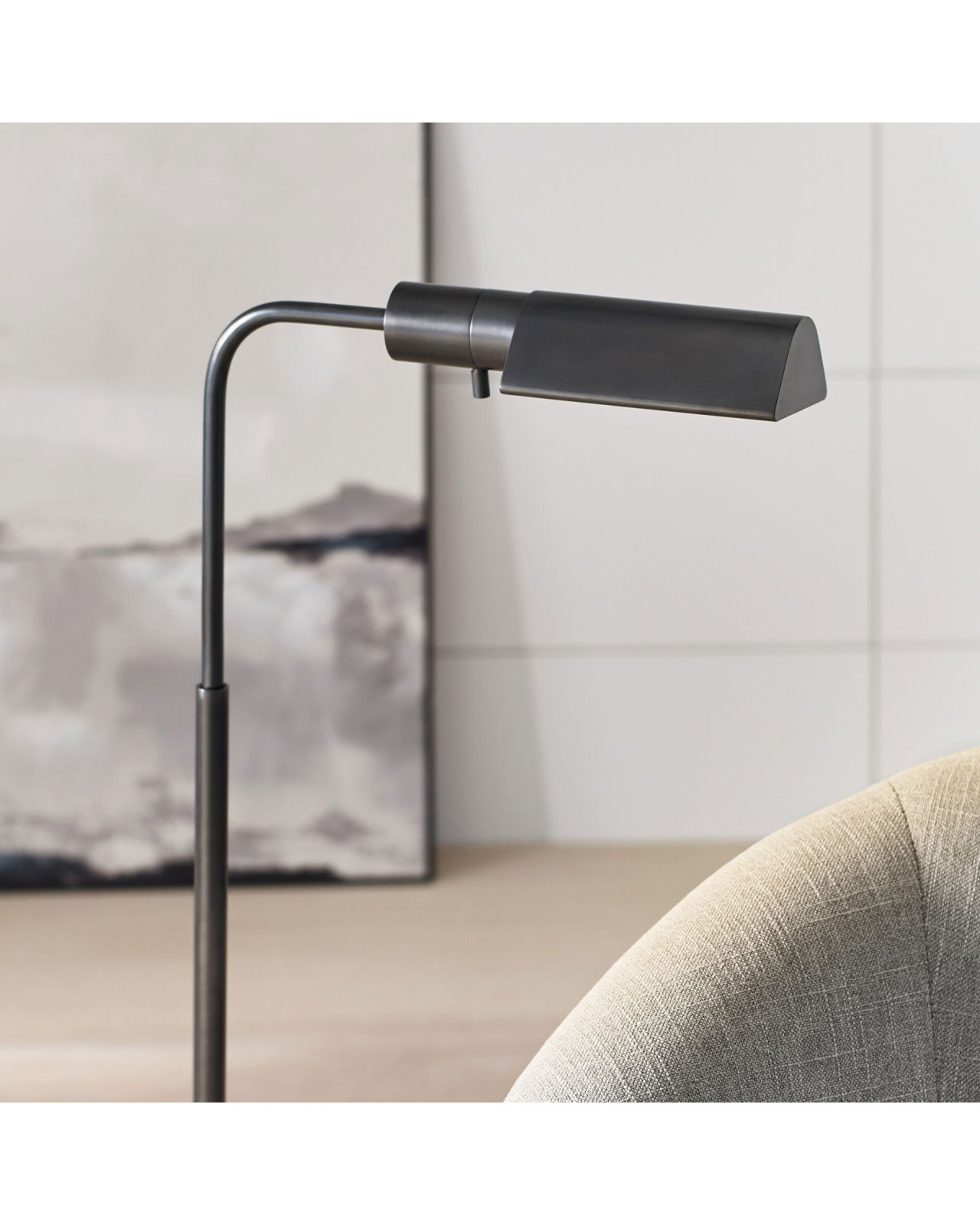 Studio golvlampa justerbar brons