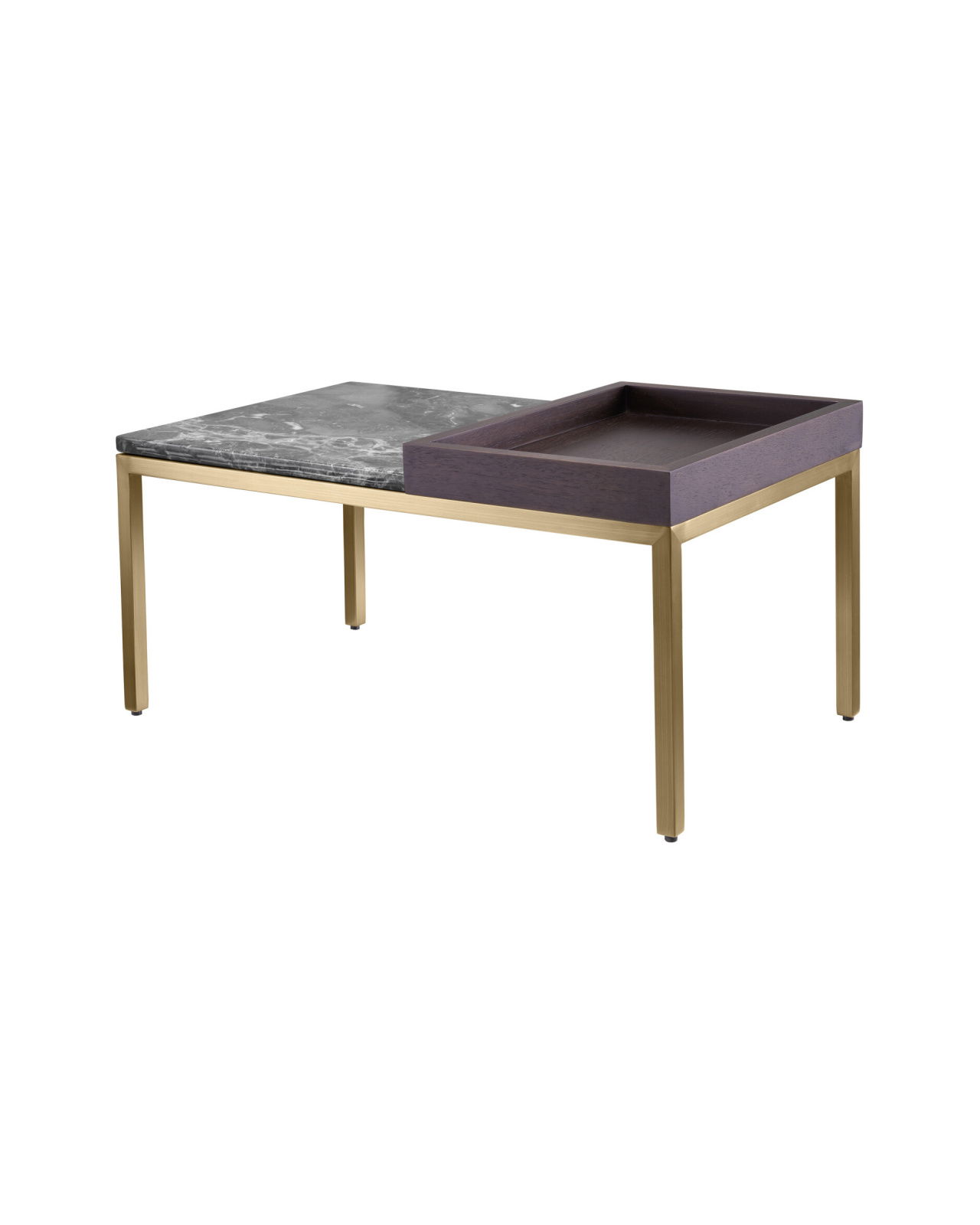 Forma sidobord borstad mässing